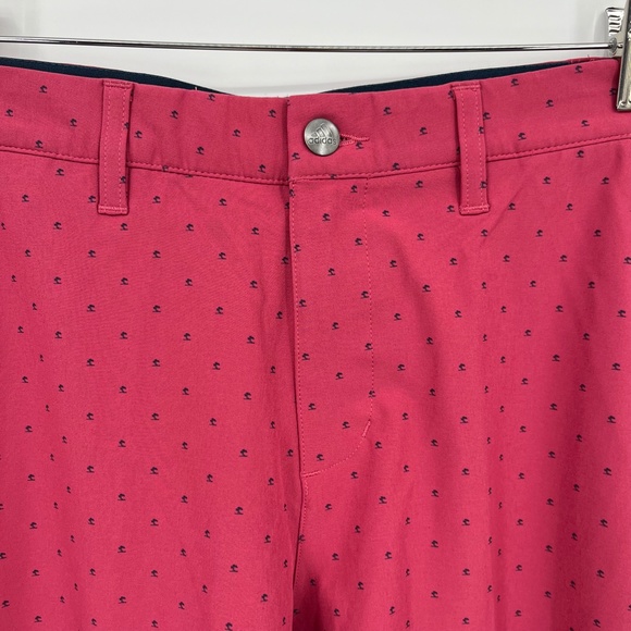 Adidas Ultimate 365 Golf Shorts Wild Pink Men's Size 30 Tree Print Primegreen - Picture 4 of 8